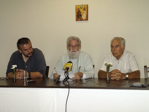 από τη συνέντευξη, Οδυσσέας Σγουρός, πρ. Ευάγγελος Παχυγιαννάκης, Ευστάθιος Κυριακάκης