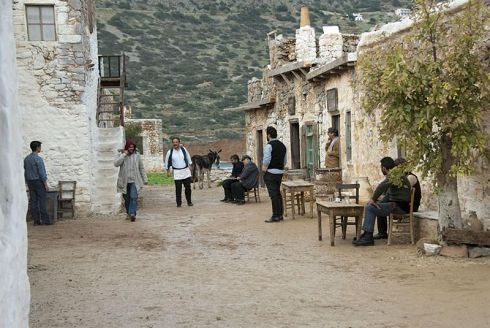 Από τα γυρίσματα στις γειτονιές της Πλάκας