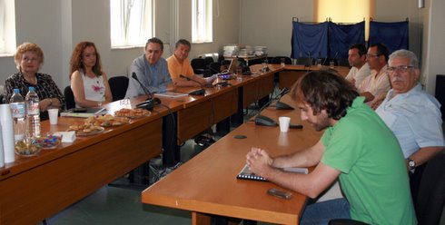 από τη παρουσίαση της μελέτης των  αρχαίων θεάτρων στη νομαρχία Λασιθίου