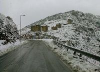 Η Αμπελος, χιονισμένη