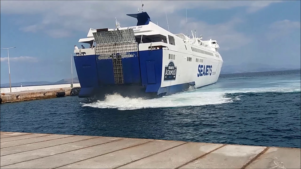 Δρομολόγηση του Paros Jet από Άγιο Νικόλαο προς Κυκλάδες