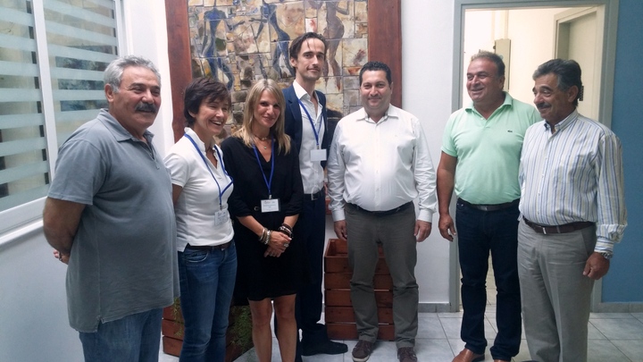 με τον δήμαρχο και στελέχη