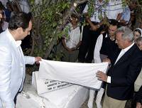 Πλακιωτάκης, Αβραμόπουλος, αποκαλύπτοντας τον θεμέλιο λίθο