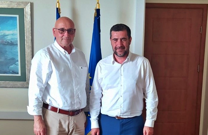 Συνάντηση Αντιπεριφερειάρχη Λασιθίου με τον Πρύτανη του Πανεπιστημίου Κρήτης