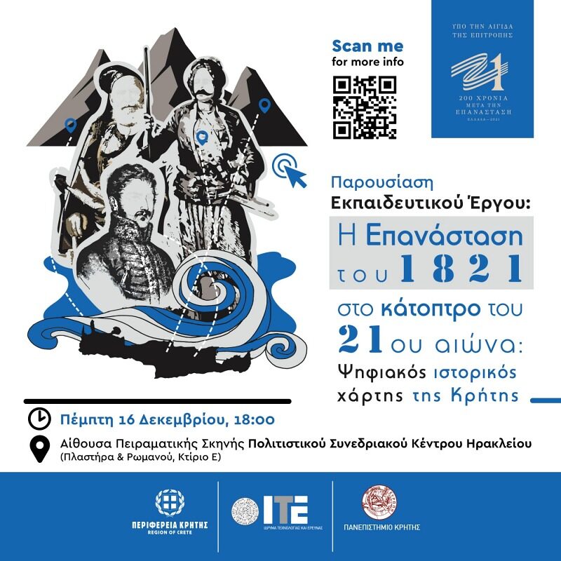 Ψηφιακός Ιστορικός Χάρτης της Κρήτης: 1821-1830