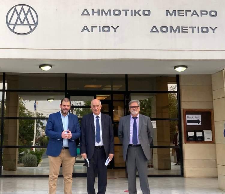 Στον Άγιο Δομέτιο αντιπροσωπεία του δήμου Αγίου Νικολάου