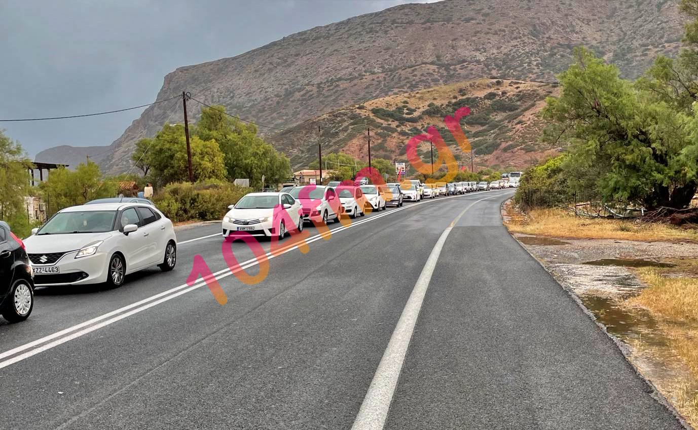 Κομμένη στα δύο η Κρήτη στο Ρέθυμνο