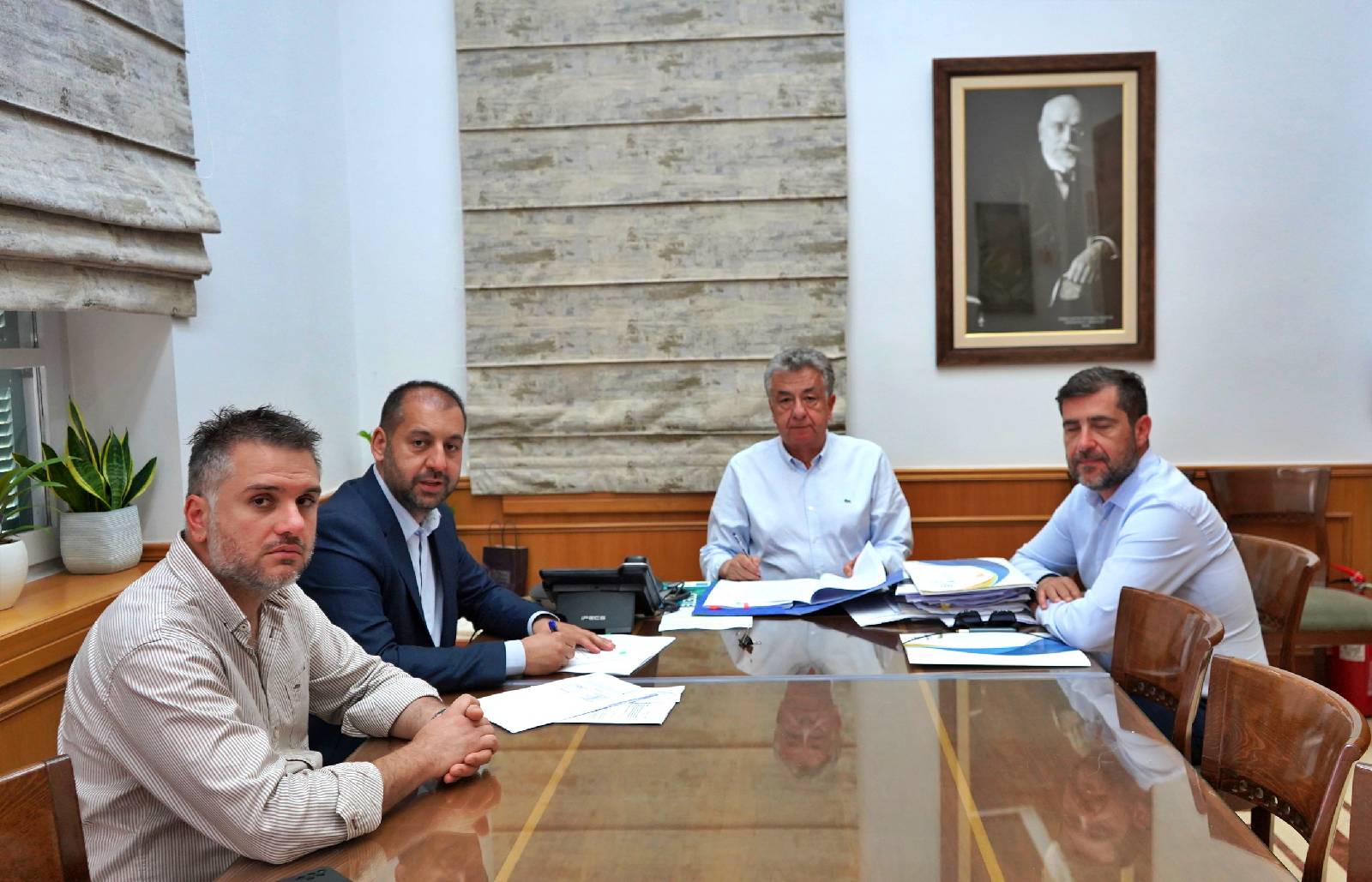 Συμβάσεις της Π.Ε. Λασιθίου υπέγραψε ο Περιφερειάρχης Κρήτης