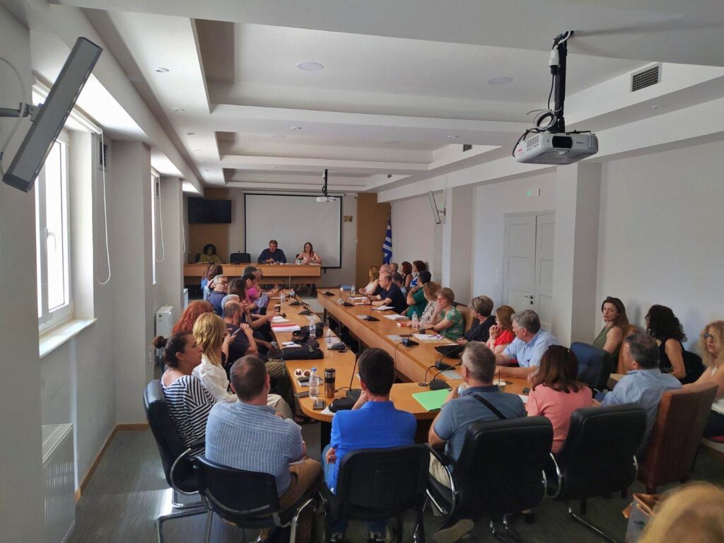 ενημερωτική συνάντηση με Διευθυντές / ντριες όλων των σχολικών μονάδων της ΔΔΕ Λασιθίου