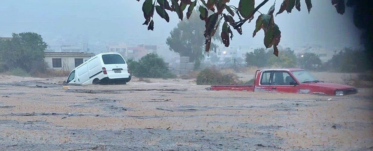 Πλημμυρικά φαινόμενα στο νομό Λασιθίου
