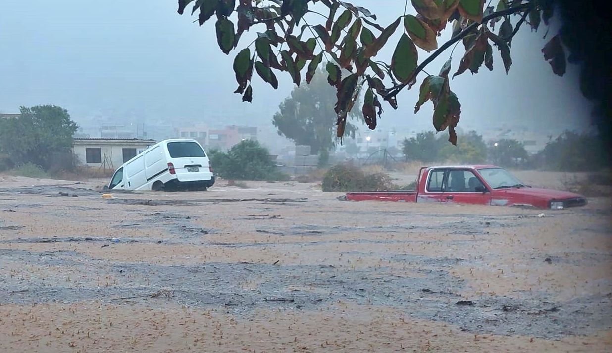 Πλημμυρικά φαινόμενα στο νομό Λασιθίου
