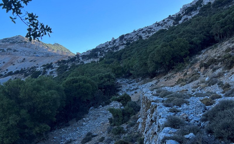 1η Μινωική στράτα Αμπέλου, φαράγγι Ρόζας