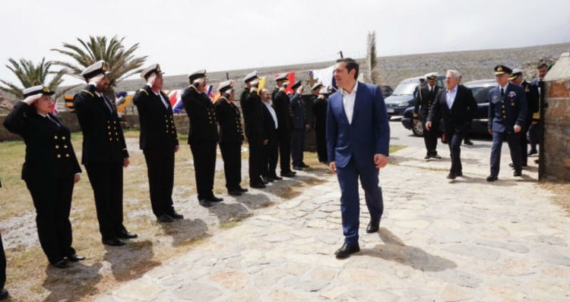 Τη ναυτική βάση στο Κιριαμάδι επισκέφτηκε ο πρωθυπουργός