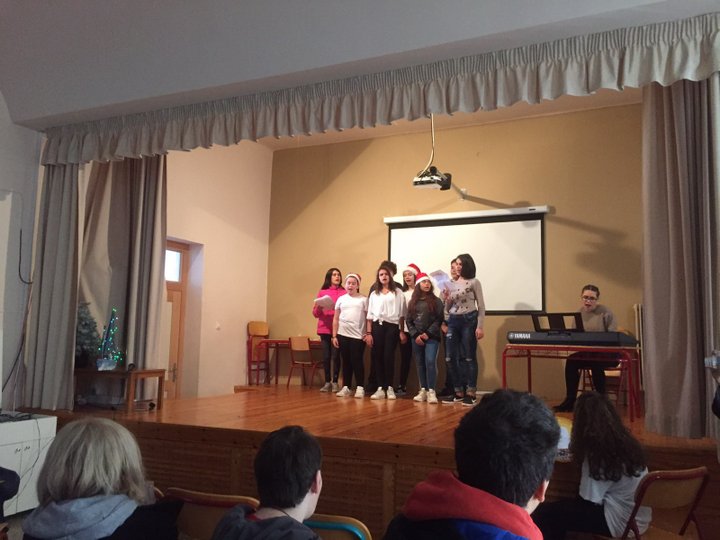 Ευχαριστήριο για τις γιορτές στο πνεύμα των Χριστουγέννων