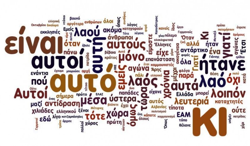Η  νοηματοδότηση των λέξεων κατά τη χρήση της γλώσσας στο γραπτό λόγο  είναι άμεσα συνδεδεμένη με τις κοινωνικές , πολιτικές και οικονομικές συνθήκες ....