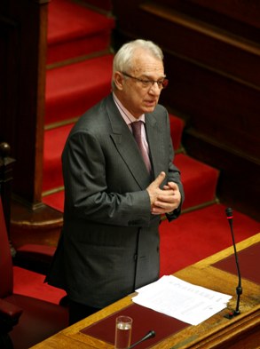 Ο υπουργός αγροτικής ανάπτυξης, Σωτήρης Χατζηγάκης