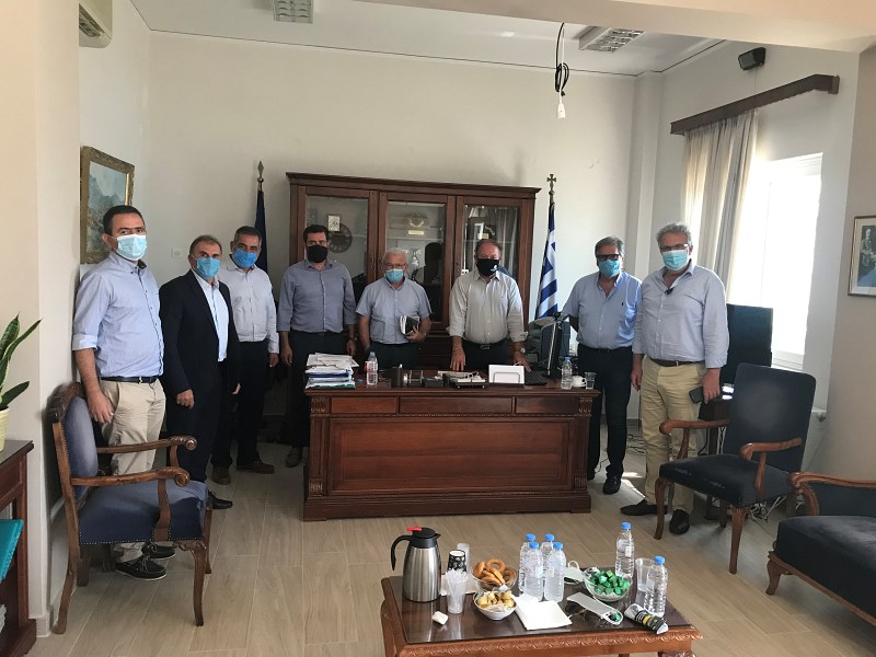 σύσκεψη περί βόρειου οδικού άξονα Κρήτης (Β.Ο.Α.Κ.)