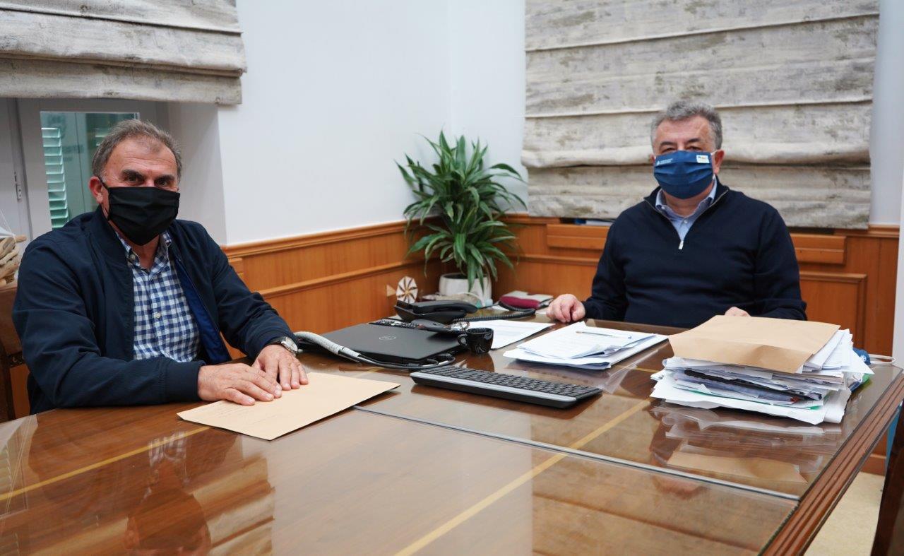 Συνάντηση Περιφερειάρχη Κρήτης με το Δήμαρχο Ιεράπετρας