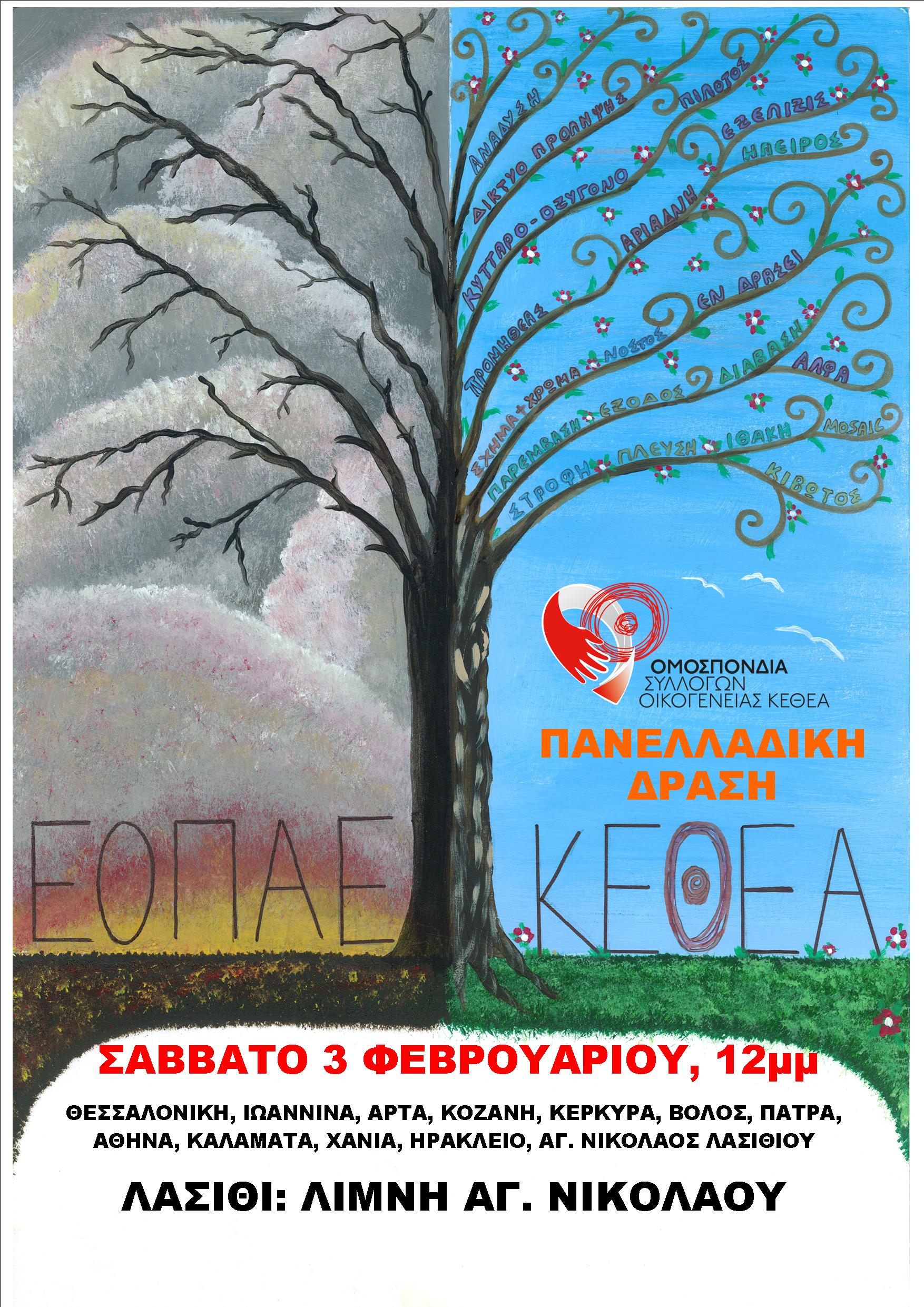 Σύλλογοι Οικογένειας ΚΕΘΕΑ, πανελλαδική δράση ενημέρωσης και διαμαρτυρίας