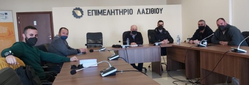 Συνάντηση της διοίκησης του Επιμελητηρίου Λασιθίου με τον Σύλλογο Εστίασης Αγίου Νικολάου