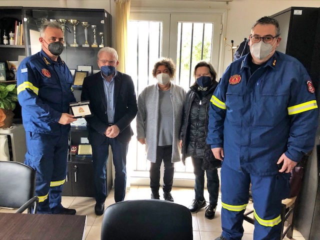 Συνάντηση Θραψανιώτη με τη Νέα Διοίκηση της Πυροσβεστικής