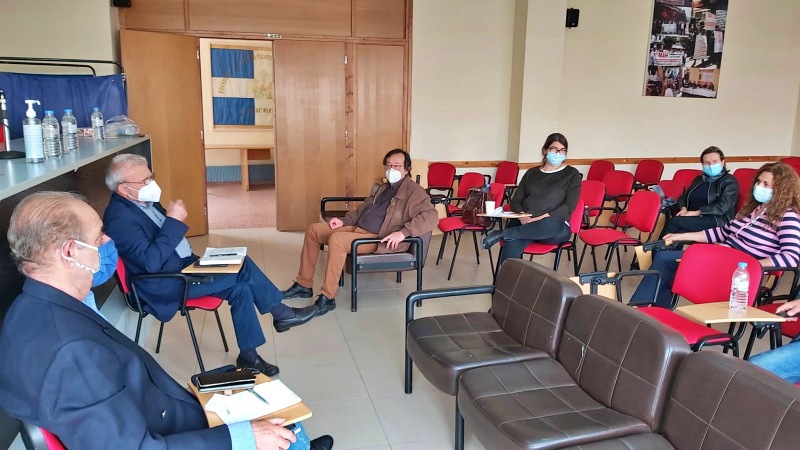 Συνάντηση Θραψανιώτη με την Διοίκηση του Εργατικού Κέντρου Λασιθίου