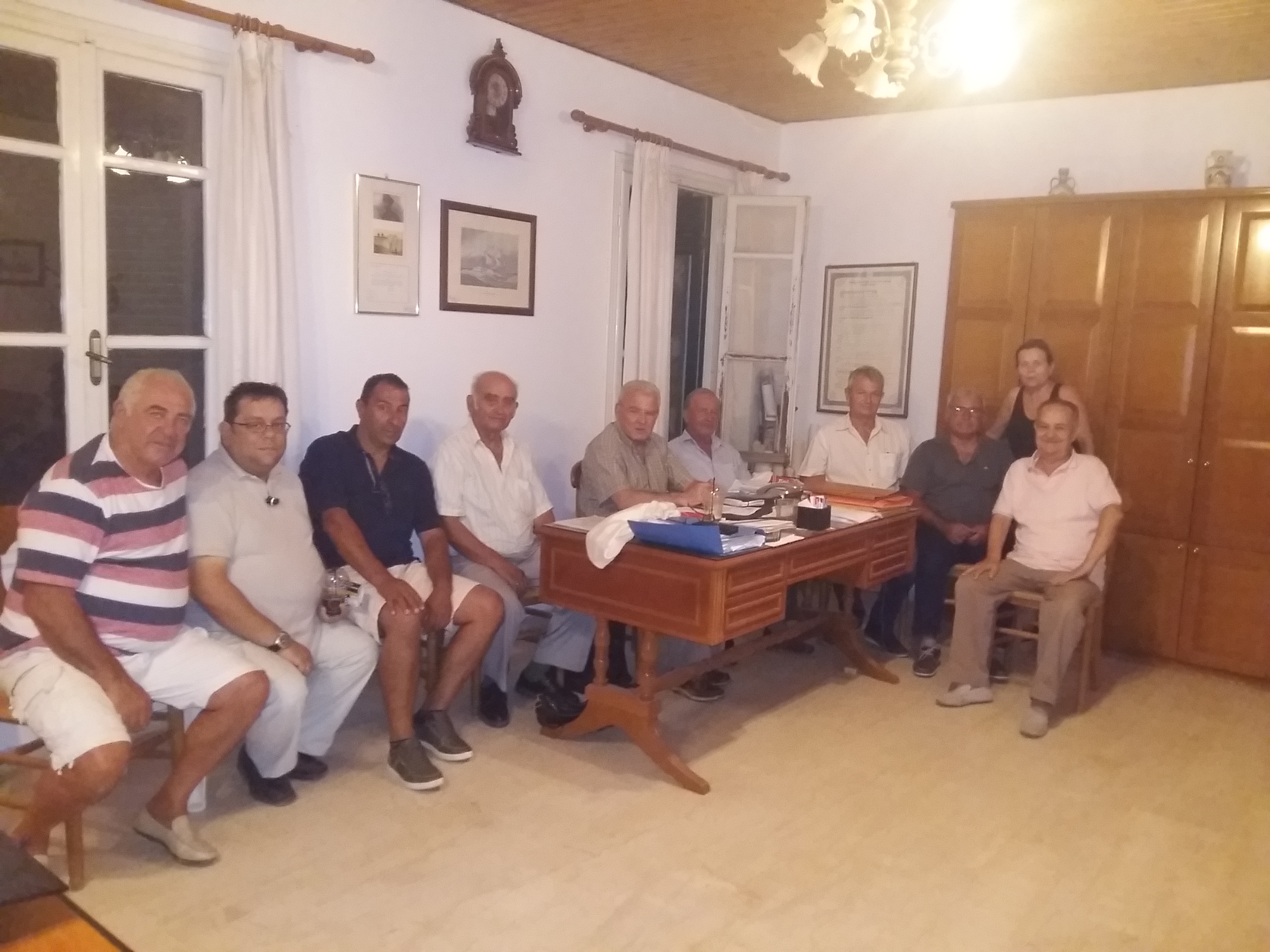 Ο Βουλευτής Λασιθίου Μανόλης Θραψανιώτης στο Καλό Χωριό