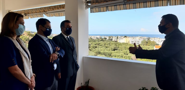 ο υφυπουργός τουρισμού στον δήμο Χερσονήσου