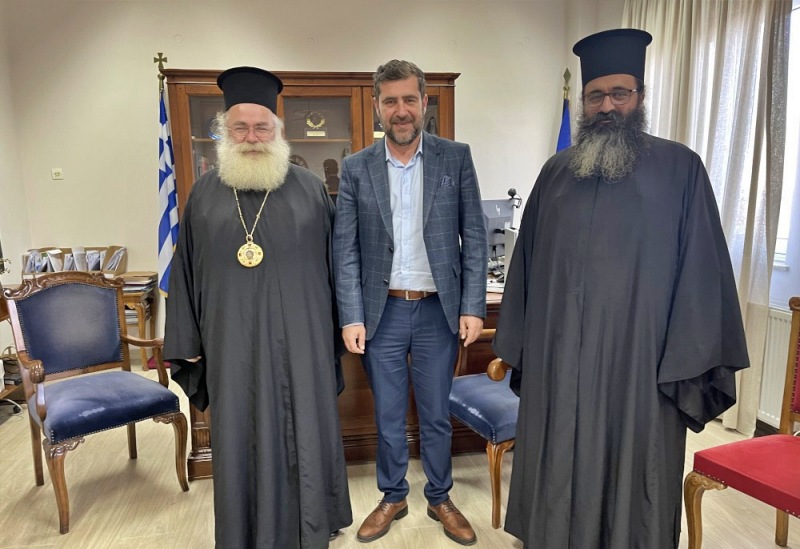 Συνάντηση Αντιπεριφερειάρχη Λασιθίου 
με το Μητροπολίτη Ιεραπύτνης και Σητείας