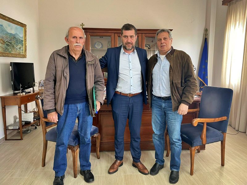 Συνάντηση Αντιπεριφερειάρχη Λασιθίου με τον Πρόεδρο της Τοπικής Κοινότητας Μεσελέρων και τον Πρόεδρο του Πολιτιστικού – Φιλοδασικού Συλλόγου Μεσελέρων