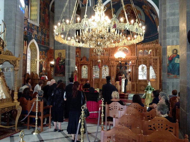 Προσκύνημα κυρού Νεκταρίου στη Μεγάλη Παναγία Νεάπολης