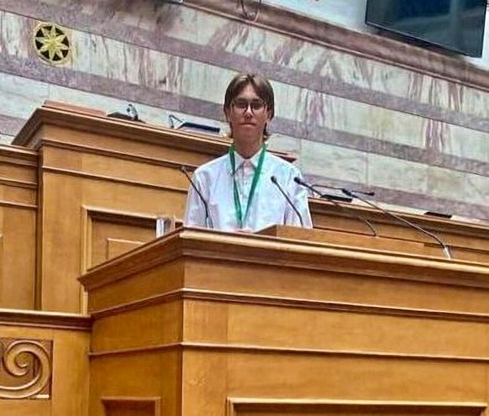 Το 2ο Γενικό Λύκειο Αγίου Νικολάου στη Βουλή των Εφήβων