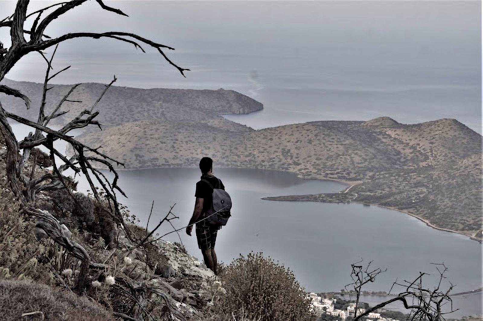 Απογευματινή πεζοπορία με φεγγάρι στην Οξά