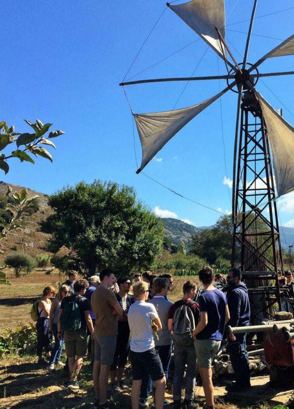 Ολλανδικό Πανεπιστήμιο Wageningen, ξενάγηση στη Κρήτη