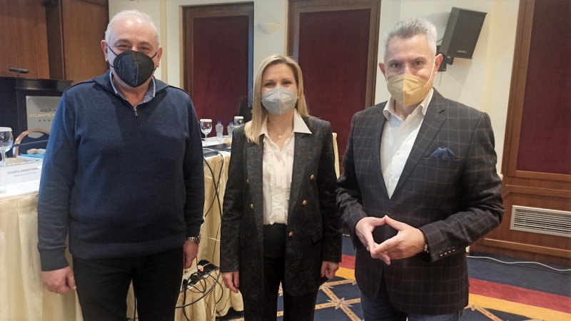 Μπαριτάκης, Παπαβασιλείου, Μηλάκη στο προεδρείο του Περιφερειακού συμβουλίου Κρήτης