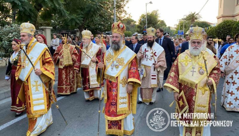 Ο Μητροπολίτης Πέτρας στις λατρευτικές εκδηλώσεις των Αγίων Τεσσάρων Νεομαρτύρων των εν Ρεθύμνη μαρτυρησάντων