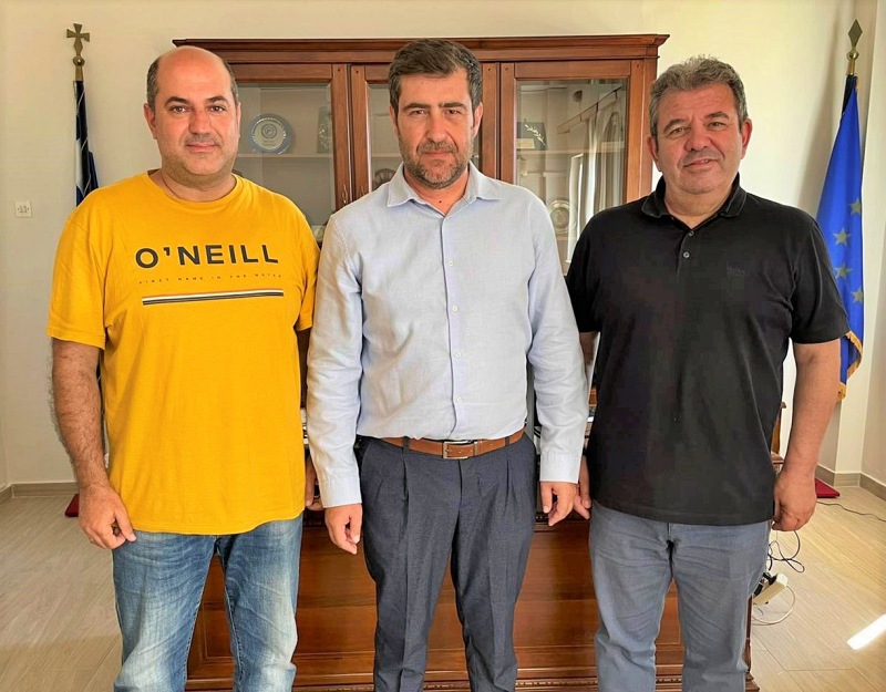 Συνάντηση Αντιπεριφερειάρχη Λασιθίου με τον Διευθυντή Δευτεροβάθμιας Εκπαίδευσης