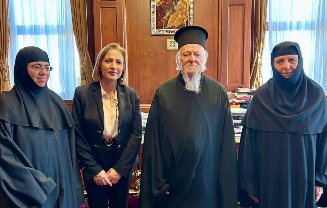 Συνάντηση της Γραμματέως Αποκεντρωμένης Διοίκησης Κρήτης με τον Οικουμενικό Πατριάρχη