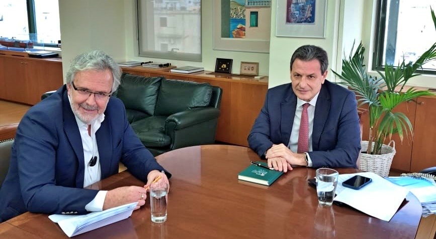 Συνάντηση Σκυλακάκη - Ζερβάκη, περί υπεράκτιων αιολικών πάρκων