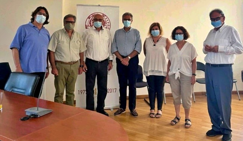 Συνάντηση Πρύτανη Πανεπιστημίου Κρήτης με τον Δήμαρχο Αγ. Νικολάου