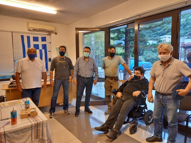 Επίσκεψη στη Σφάκα Σητείας, αντιπροσωπείας του ΚΚΕ και συνάντηση με εκπροσώπους και κατοίκους του χωριού
