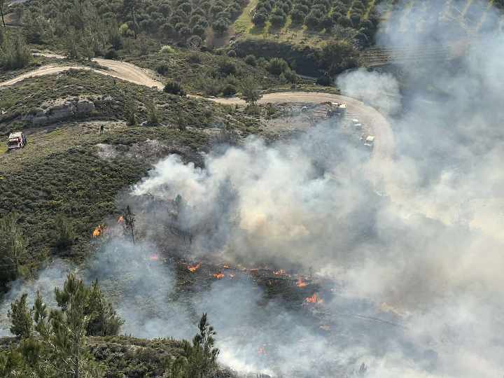 ο Δήμαρχος Ιεράπετρας για τη φωτιά κοντά στις Μάλλες